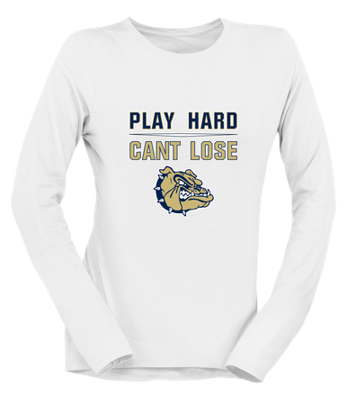 Decatur Bulldogs Play Hard, Can't Lose Women's LS T-Shirt