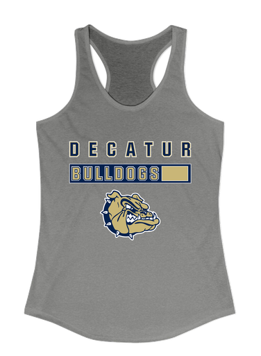 Decatur Bulldogs Mascot #7 Women's Tank Top