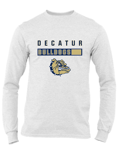 Decatur Bulldogs Mascot #7 Men's Premium LS T-Shirt