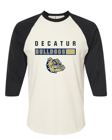 Decatur Bulldogs Mascot #7 Men's Baseball T-Shirt