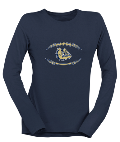 Decatur Bulldogs Football #3 Women's LS T-Shirt