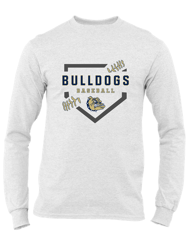Decatur Bulldogs Baseball #2 Men's LS T-Shirt