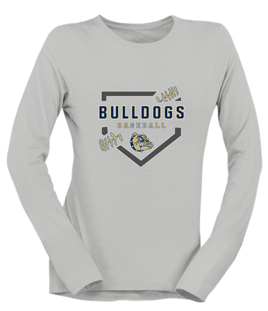 Decatur Bulldogs Baseball #2 Women's Premium LS T-Shirt