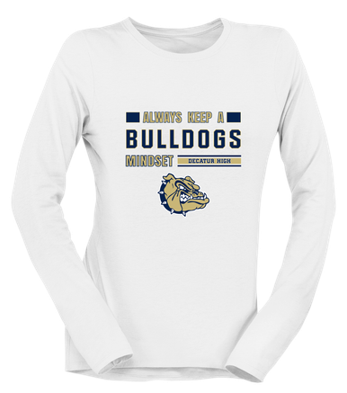Decatur Bulldogs Mindset Women's LS T-Shirt