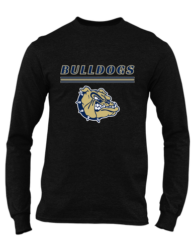 Decatur Bulldogs Mascot #8 Men's LS T-Shirt