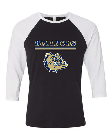 Decatur Bulldogs Mascot #8 Men's Baseball T-Shirt