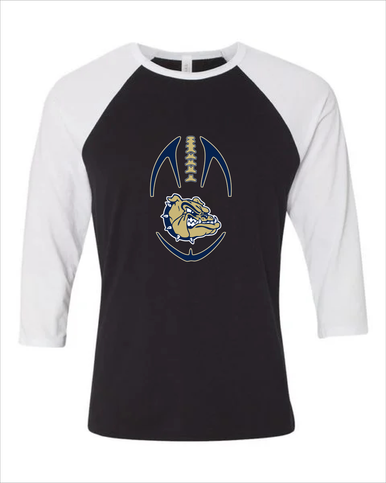 Decatur Bulldogs Football #4 Women's Baseball T-Shirt