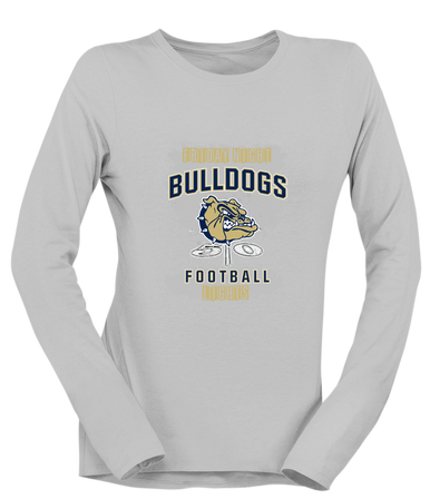 Decatur Bulldogs Football #6 Women's LS T-Shirt