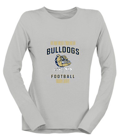 Decatur Bulldogs Football #6 Women's Premium LS T-Shirt