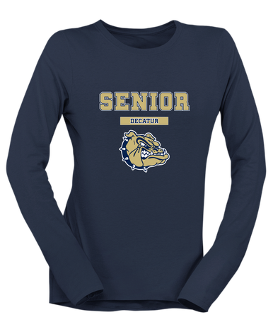 Decatur Bulldogs Senior #2 Women's LS T-Shirt