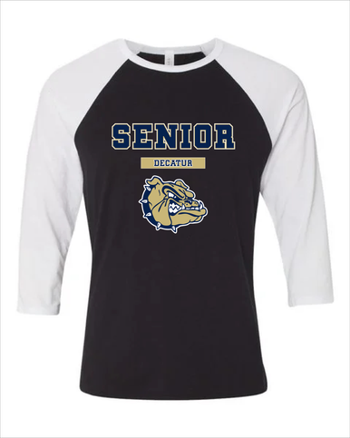 Decatur Bulldogs Senior #2 Men's Baseball T-Shirt