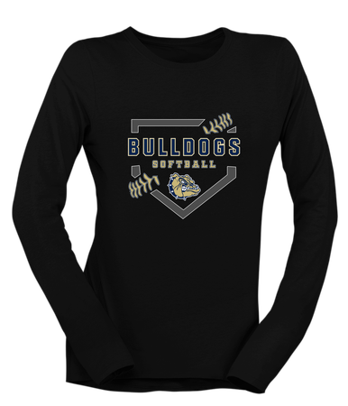 Decatur Bulldogs Softball #2 Women's LS T-Shirt