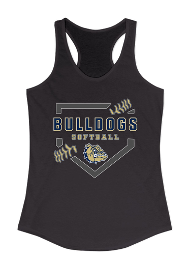 Decatur Bulldogs Softball #2 Women's Tank Top