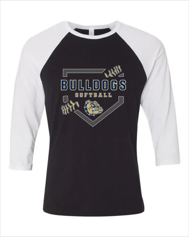 Decatur Bulldogs Softball #2 Women's Baseball T-Shirt