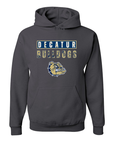 Decatur Bulldogs Mascot #9 Men's Premium Hoodie