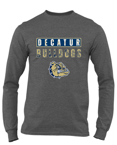 Decatur Bulldogs Mascot #9 Men's Premium LS T-Shirt