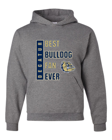 Decatur Bulldogs Best Bulldog Fan Men's Premium Hoodie
