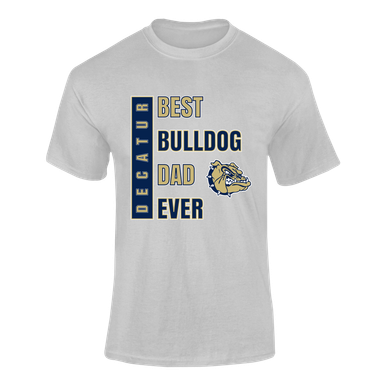 Decatur Bulldogs Best Bulldog Dad Men's Premium SS T-Shirt