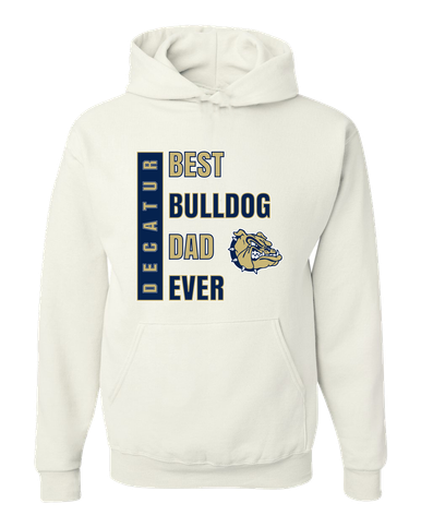 Decatur Bulldogs Best Bulldog Dad Men's Premium Hoodie