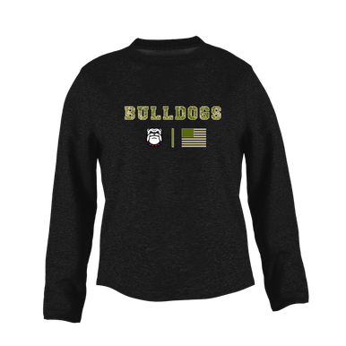 Richmond Bulldogs Camo Flag Women's Sweatshirt