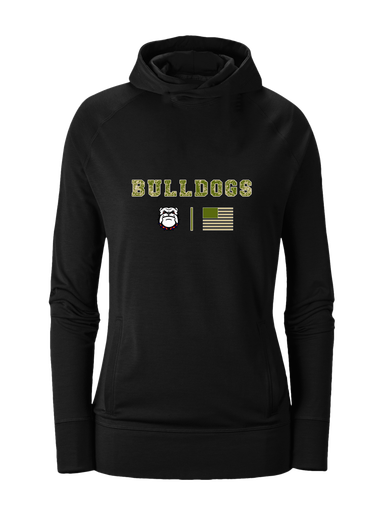 Richmond Bulldogs Camo Flag Women's Hoodie