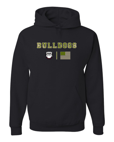 Richmond Bulldogs Camo Flag Men's Premium Hoodie