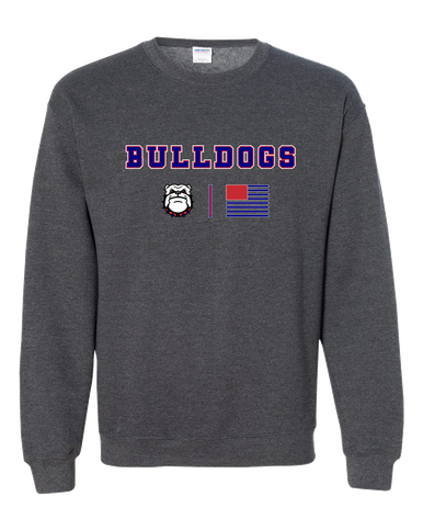 Richmond Bulldogs Team Colors Flag Men's Sweatshirt