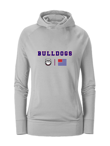 Richmond Bulldogs Team Colors Flag Women's Hoodie