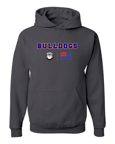 Richmond Bulldogs Team Colors Flag Men's Premium Hoodie