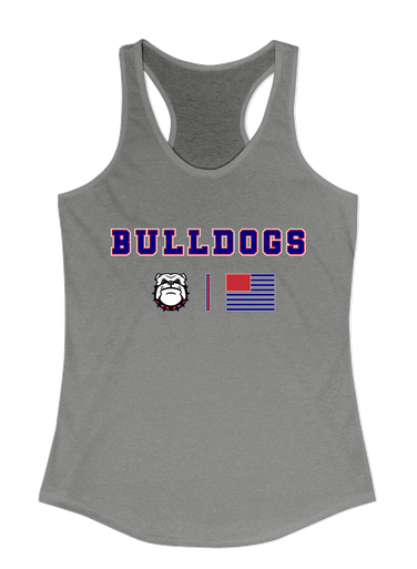 Richmond Bulldogs Team Colors Flag Women's Tank Top