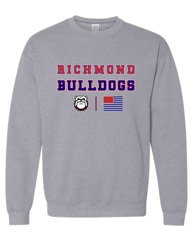 Richmond Bulldogs Spirit Flag Men's Sweatshirt