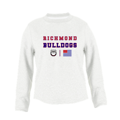Richmond Bulldogs Spirit Flag Women's Sweatshirt