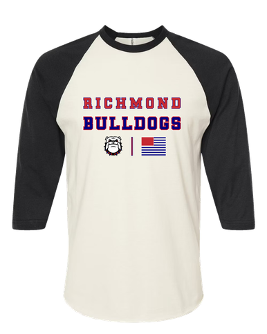 Richmond Bulldogs Spirit Flag Women's Baseball T-Shirt