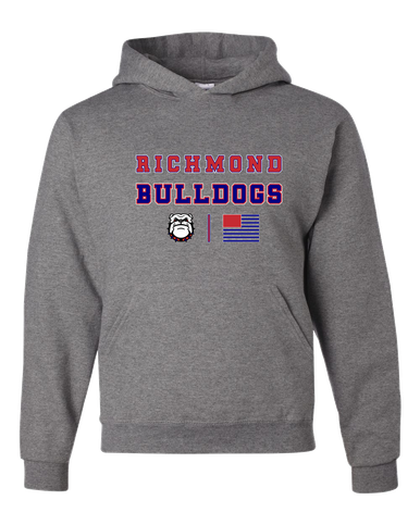 Richmond Bulldogs Spirit Flag Men's Premium Hoodie