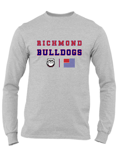 Richmond Bulldogs Spirit Flag Men's LS T-Shirt