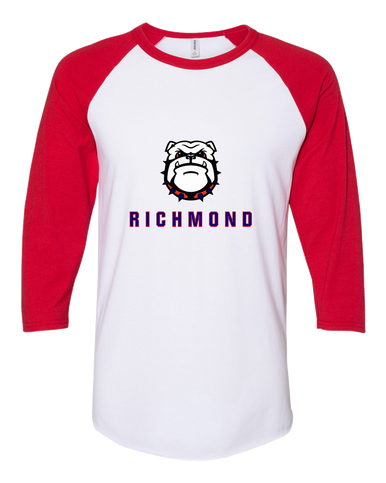 Richmond Bulldogs Mascot #2 Women's Baseball T-Shirt