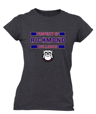 Richmond Bulldogs Property Of Women's Premium SS T-Shirt