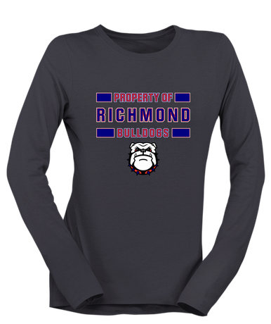 Richmond Bulldogs Property Of Women's LS T-Shirt