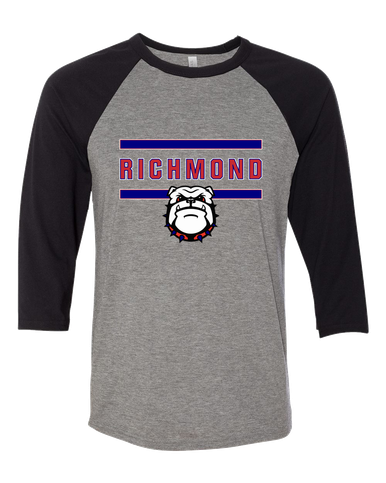 Richmond Bulldogs Mascot #4 Women's Baseball T-Shirt