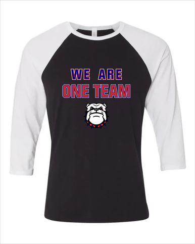 Richmond Bulldogs We Are One Team Men's Baseball T-Shirt