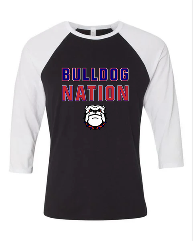 Richmond Bulldogs Nation #2 Women's Baseball T-Shirt