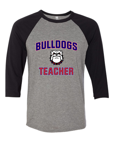 Richmond Bulldogs Teacher Women's Baseball T-Shirt
