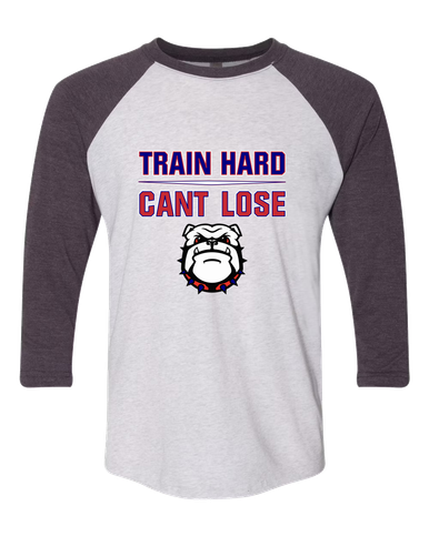 Richmond Bulldogs Train Hard, Can't Lose Men's Baseball T-Shirt