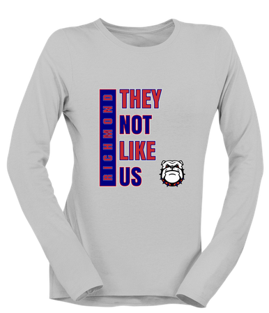 Richmond Bulldogs They Not Like Us #1 Women's LS T-Shirt