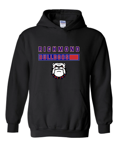 Richmond Bulldogs Mascot #7 Men's Hoodie