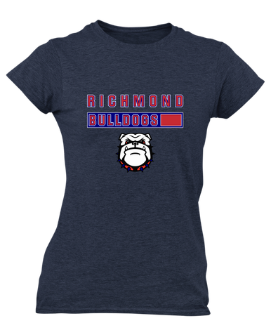 Richmond Bulldogs Mascot #7 Women's Premium SS T-Shirt