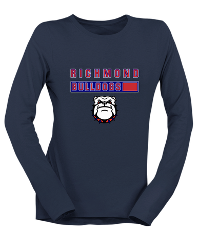 Richmond Bulldogs Mascot #7 Women's LS T-Shirt