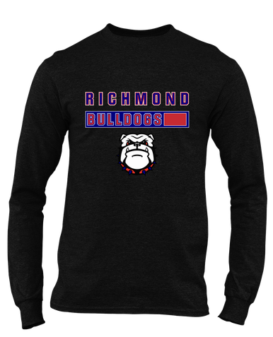 Richmond Bulldogs Mascot #7 Men's Premium LS T-Shirt