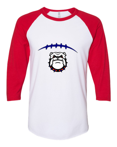 Richmond Bulldogs Football #2 Women's Baseball T-Shirt