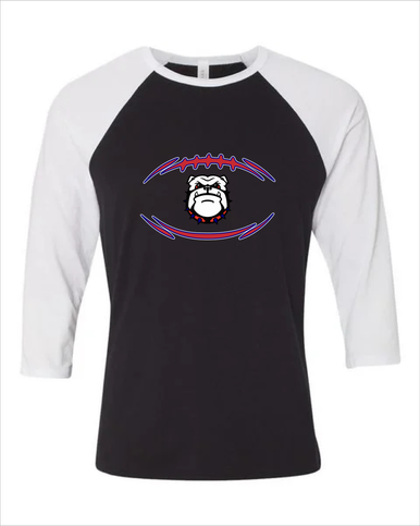 Richmond Bulldogs Football #3 Women's Baseball T-Shirt